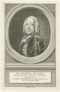 Portret van Daniel de Dieu