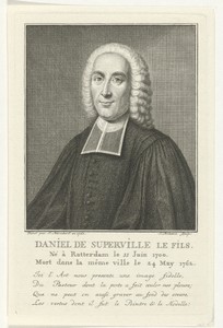 Portret van Daniel de Superville