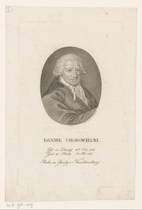 Portret van Daniel Nikolaus Chodowiecki