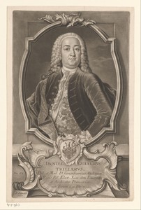 Portret van Daniel Wilhelm Triller