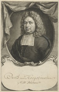 Portret van David Fransz. van Hoogstraten