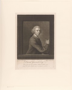 Portret van David Garrick