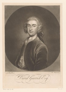 Portret van David Garrick
