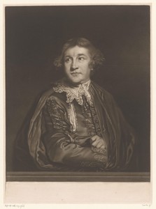 Portret van David Garrick als Kitely