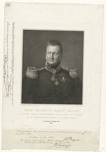 Portret van David Hendrik Baron Chassé