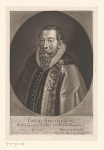 Portret van David Hoeschelius