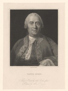 Portret van David Hume