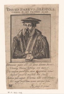 Portret van David (II) Pareus