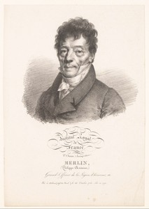 Portret van de advocaat Philippe-Antoine Merlin de Douai