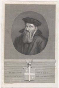 Portret van de Amsterdamse burgemeester Willem Bardes