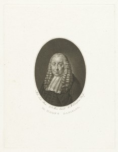 Portret van de Amsterdamse burgermeester Hendrik Danielsz. Hooft