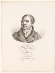 Portret van de archeoloog Louis-Charles-François Petit-Radel