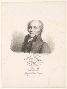 Portret van de architect Pierre-François-Léonard Fontaine
