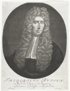 Portret van de arts en botanicus Frederick Ruysch