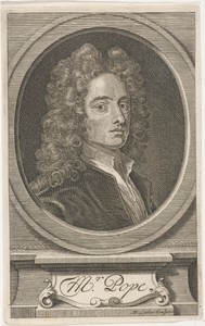 Portret van de dichter Alexander Pope