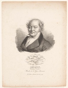 Portret van de dichter Antoine-Vincent Arnault
