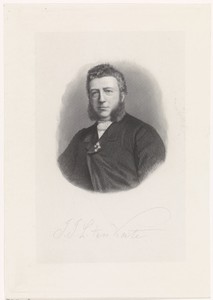 Portret van de dichter en predikant Jan Jacob Lodewijk ten Kate