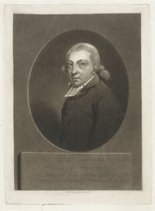 Portret van de dichter en predikant Reinier Pieter van de Kasteele