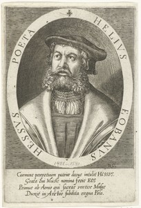 Portret van de dichter Helius Eobanus Hessus