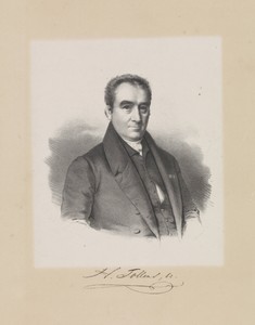 Portret van de dichter Henrik Tollens