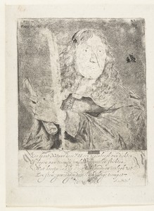 Portret van de dichter Jan de Vos