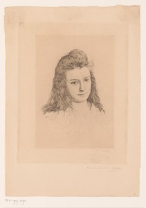 Portret van de dochter van Victor-Charles Mahillon