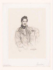 Portret van de drukker Joseph-Rosé Lemercier