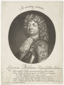 Portret van de Franse koning Lodewijk XIV
