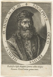 Portret van de Friese arts Adolph Occo