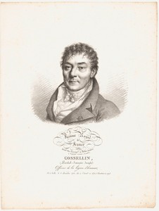 Portret van de geograaf Pascal François Joseph Gossellin