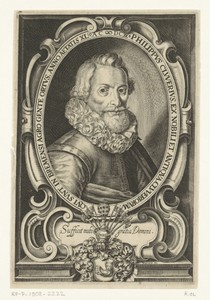 Portret van de geograaf Philippus Cluverius