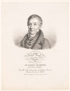 Portret van de geoloog François Élisabeth Ramond de Carbonnières