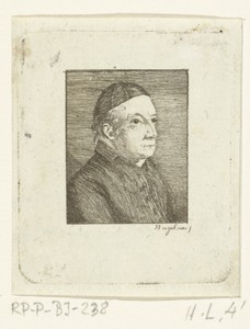 Portret van de heer Hagedorn koopman uit Bremen