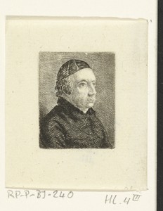 Portret van de heer Hagedorn koopman uit Bremen