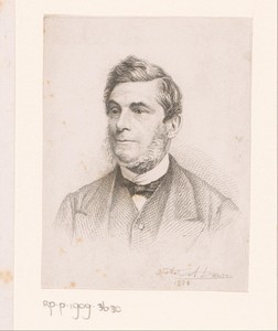 Portret van de heer Poelman