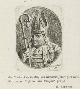 Portret van de heilige Bonifatius