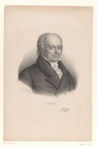 Portret van de hersenonderzoeker en arts Franz Joseph Gall