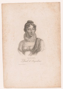 Portret van de hertogin van Angoulème