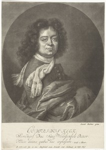 Portret van de hofschilder Gottfried Keck