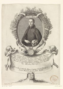 Portret van de Jezuïet Cesario Cájetan op 19-jarige leeftijd