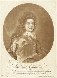 Portret van de kalligraaf Jacob Gadelle