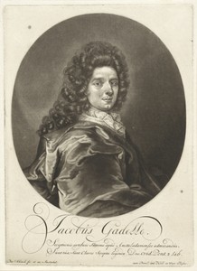 Portret van de kalligraaf Jacob Gadelle