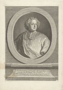 Portret van de kardinaal Armand Gaston Maximilien de Rohan