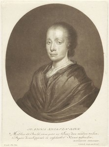 Portret van de knipkunstenares Johanna Koerten