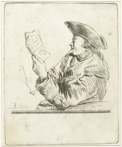 Portret van de kunstenaar Johannes Janson