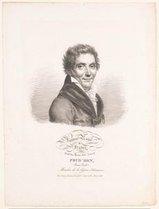 Portret van de kunstenaar Pierre Prud'hon
