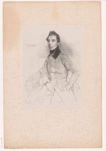 Portret van de lithograaf Alphonse-Léon Noël