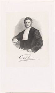 Portret van de medicus Gozewijn Jan Loncq