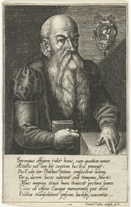 Portret van de meesterzanger Johan Spreng