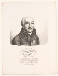 Portret van de natuuronderzoeker Bernard Germain de Lacépède